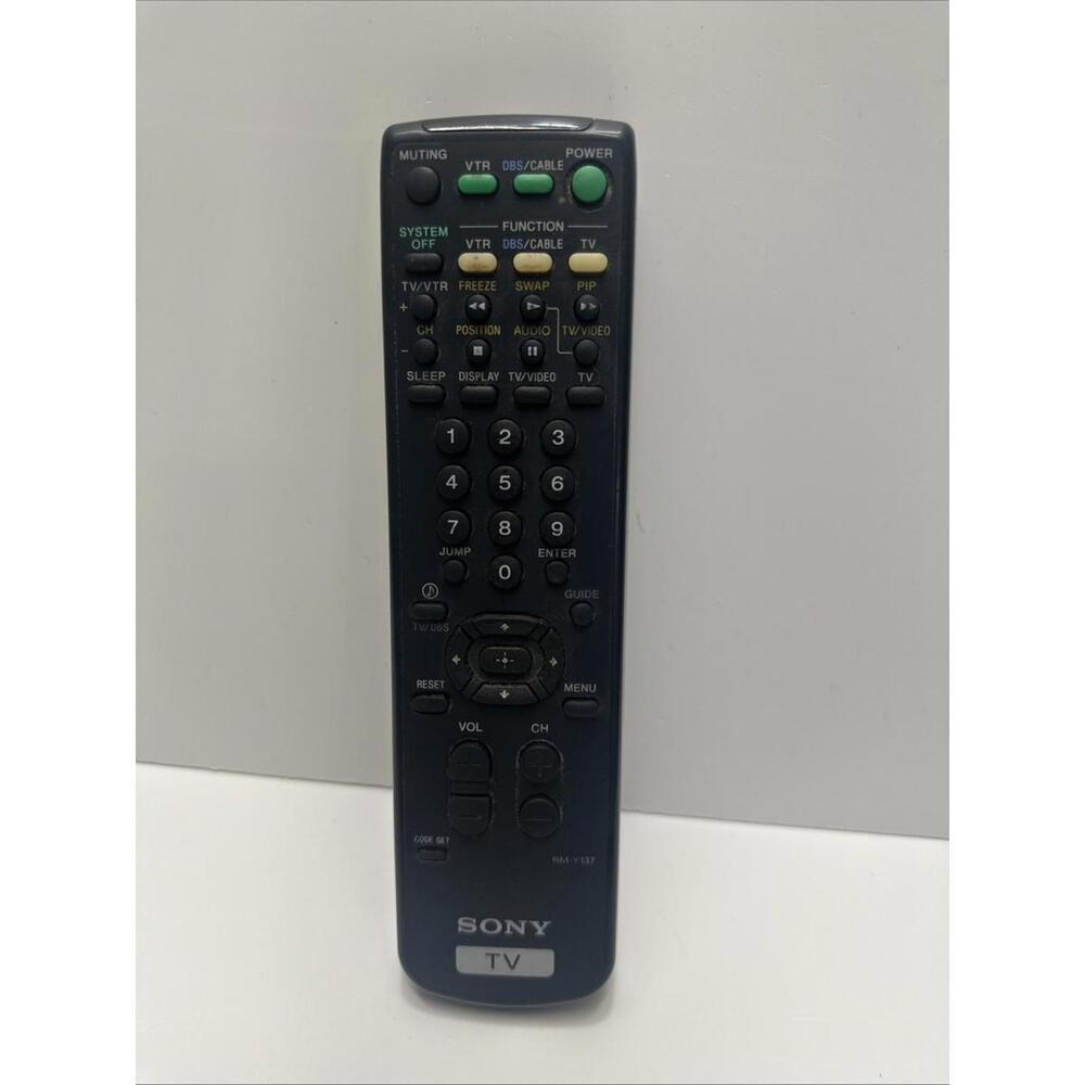 OEM Genuine Original Sony RM-Y137 VTR DBS Cable TV Remote Control TESTED WORKING
